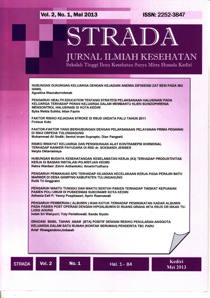 					View Vol. 2 No. 1 (2013): May
				